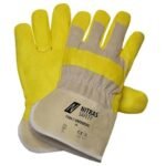 Heavy Duty Impact Safety Gloves – High-Vis Anti-Vibration Work Gloves with TPR Knuckle Protection & Reinforced Palm