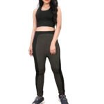Women’s High-Impact Athletic Gym Suit Custom Crop Top and Leggings Set Manufacturer