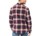 Custom Heavy-Duty Sherpa Lined Plaid Flannel Shirt Jacket Wholesale Winter Exporter - Image 2
