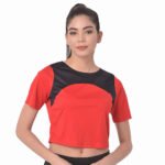 Custom Women's Crop Top | Breathable Cotton-Spandex Athletic Short Sleeve / Long Sleeve Cropped T-Shirt | Custom Brand Logo, Screen Print & Embroidery for Gym & Streetwear