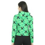 OEM Women’s Athletic Performance Full-Zip Gym Hoodie Custom Stretch Activewear Exporter - Image 2