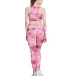 Women’s High-Impact Athletic Gym Suit Custom Crop Top and Leggings Set Manufacturer - Image 3