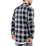 Custom Heavy-Duty Sherpa Lined Plaid Flannel Shirt Jacket Wholesale Winter Exporter - Image 2