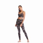 Custom Logo Fitness Leggings and Sports Bra Set Private Label Activewear Manufacturer