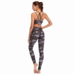 Custom Logo Fitness Leggings and Sports Bra Set Private Label Activewear Manufacturer - Image 3