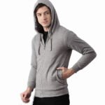 Wholesale Men’s Heavyweight French Terry Sports Hoodie Custom Embroidered Oversized Pullover Supplier