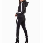 Women’s Moisture-Wicking Athletic Tracksuit Custom Gym Jacket and Joggers Set Exporter - Image 3