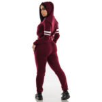 Women’s Moisture-Wicking Athletic Tracksuit Custom Gym Jacket and Joggers Set Exporter - Image 2