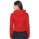 OEM Women’s Athletic Performance Full-Zip Gym Hoodie Custom Stretch Activewear Exporter - Image 2