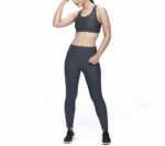 Women’s High-Impact Athletic Gym Suit Custom Crop Top and Leggings Set Manufacturer
