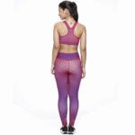 Women’s High-Impact Athletic Gym Suit Custom Crop Top and Leggings Set Manufacturer - Image 2