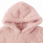 Custom Oversized All-Over Plush Sherpa Pullover Hoodie Wholesale Winter Athleisure Exporter - Image 2