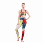 Custom Logo Fitness Leggings and Sports Bra Set Private Label Activewear Manufacturer