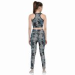 Women’s High-Impact Athletic Gym Suit Custom Crop Top and Leggings Set Manufacturer - Image 2