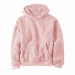 Custom Oversized All-Over Plush Sherpa Pullover Hoodie Wholesale Winter Athleisure Exporter