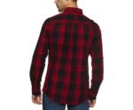 Custom Heavy-Duty Sherpa Lined Plaid Flannel Shirt Jacket Wholesale Winter Exporter - Image 2