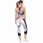 Custom Logo Fitness Leggings and Sports Bra Set Private Label Activewear Manufacturer - Image 3