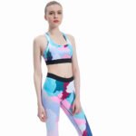 Custom Logo Fitness Leggings and Sports Bra Set Private Label Activewear Manufacturer - Image 3