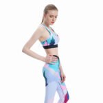 Custom Logo Fitness Leggings and Sports Bra Set Private Label Activewear Manufacturer - Image 4
